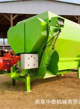 秸单轴5立方秆粉碎草机养牛玉米杆搅柔丝IIV搅拌机场混料日粮制备