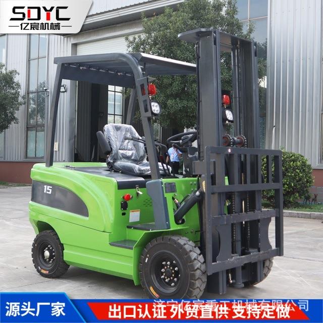 跨境电动叉车四轮座驾液压升降装卸车搬运车2吨3吨电动叉车