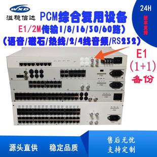 PCM综合复用设备光端机2M传E1传4路/8路/16路/30路/60路模拟电话