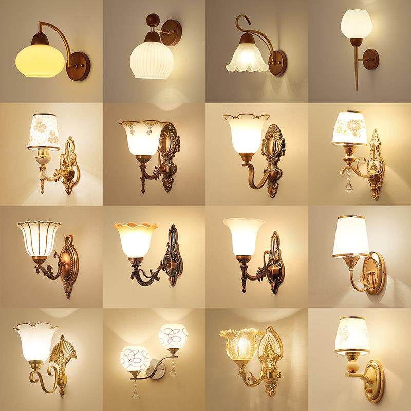 壁灯床头灯卧室现代简约创意欧式客厅楼梯过道房间led背景墙壁灯