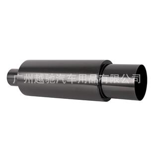 厂销汽直车排气管尾喉改装 3鼓尾管不锈家钢气尾 彩色烤蓝直排排YC