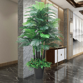 仿真植物大型假树装饰室内客厅盆栽仿生绿植葵树摆件假花仿真花树