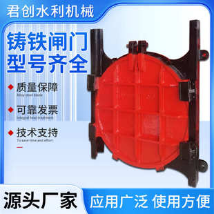 铸铁闸门机闸一体闸门平面拱形河道农田闸门启闭机水库渠道闸门