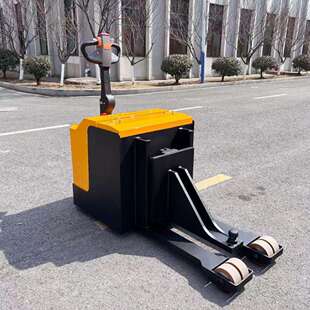 普尔夫A字架步行式 电动牵引车356t大吨位电动拖车头8t平板挂车