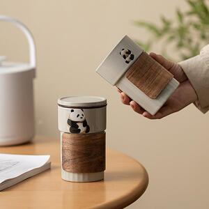 草木灰哈哈哈一壶四杯便携式旅行茶具套装户外手抓壶快客杯家用