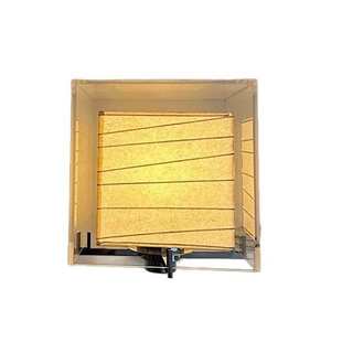 日式 复古床头壁灯简约设计感方形玻璃走廊过道墙面灯中古轻奢壁灯