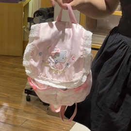 hellokitty三丽鸥甜美可爱少女心ins风简约日系双肩手作小背包