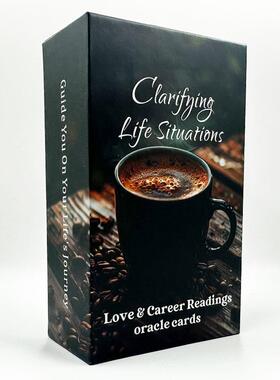 正反生活天地盖神谕Love&Career Reading Oracle12X7英文卡牌游戏