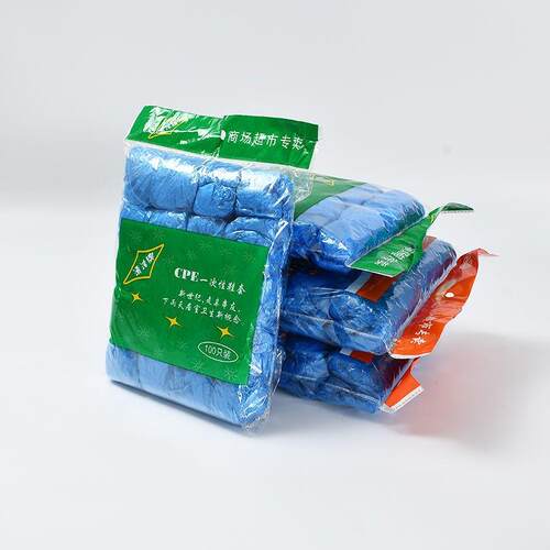 一次性鞋套加厚室内防水雨天塑料脚套家用防滑耐磨防尘透明脚膜套