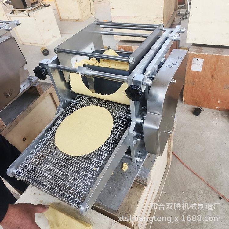国外玉米饼机玉米面皮机擀皮机杂粮面饼机玉米薄饼机一次成型