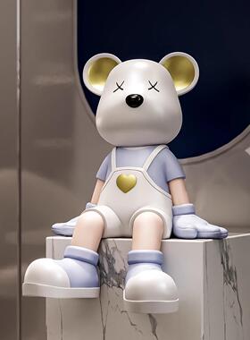 s坐姿暴力熊大落地件客厅大型n风轻奢装饰品创摆意i潮流MVJ家居好