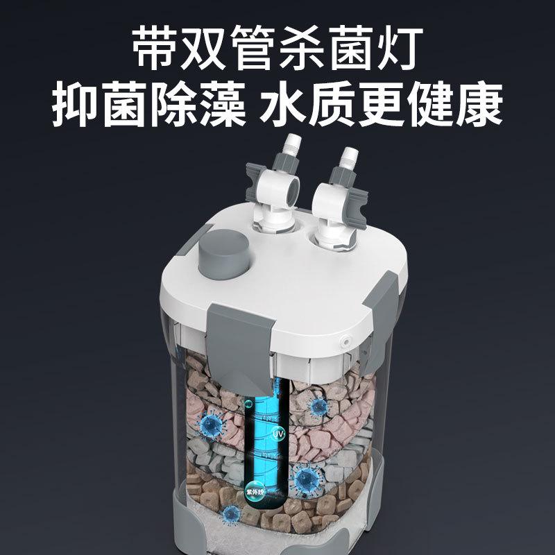 老渔匠鱼缸过滤器水循环系统静音过滤桶外置周转箱鱼池净水设备