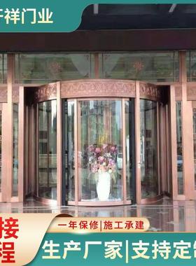 宾动馆酒店自两翼旋转门图 酒店商场两翼旋转门 18书旋馆门转门