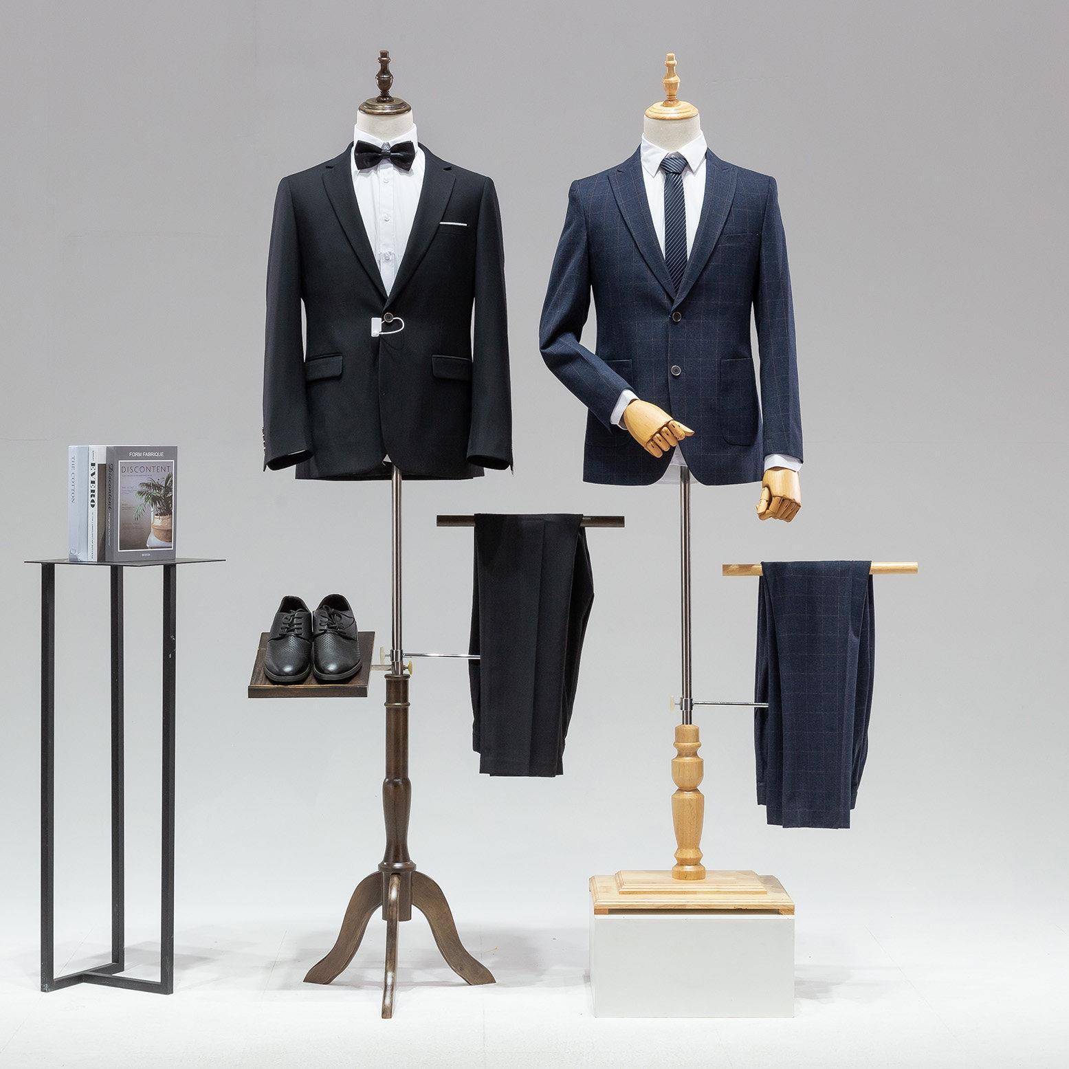韩版男装假人半身模特道具高档服装店衣服全身模特衣架橱窗展示架