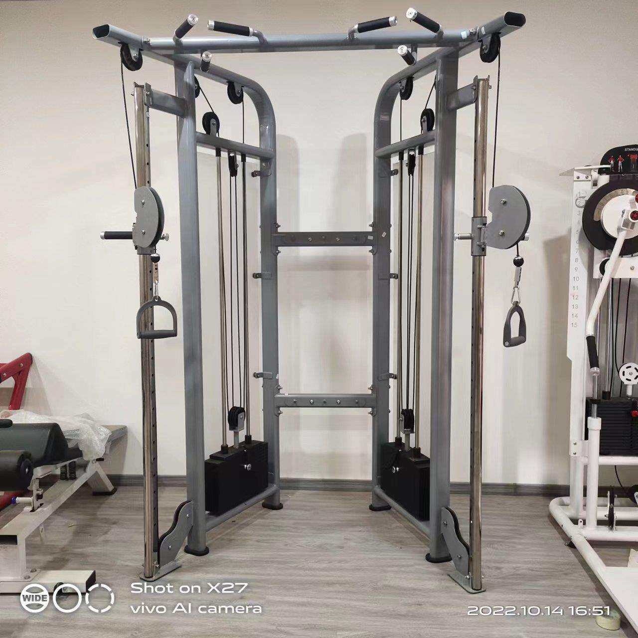 商用室内健身器械小飞鸟夹胸训练器龙门架多功能私教双臂机组合式