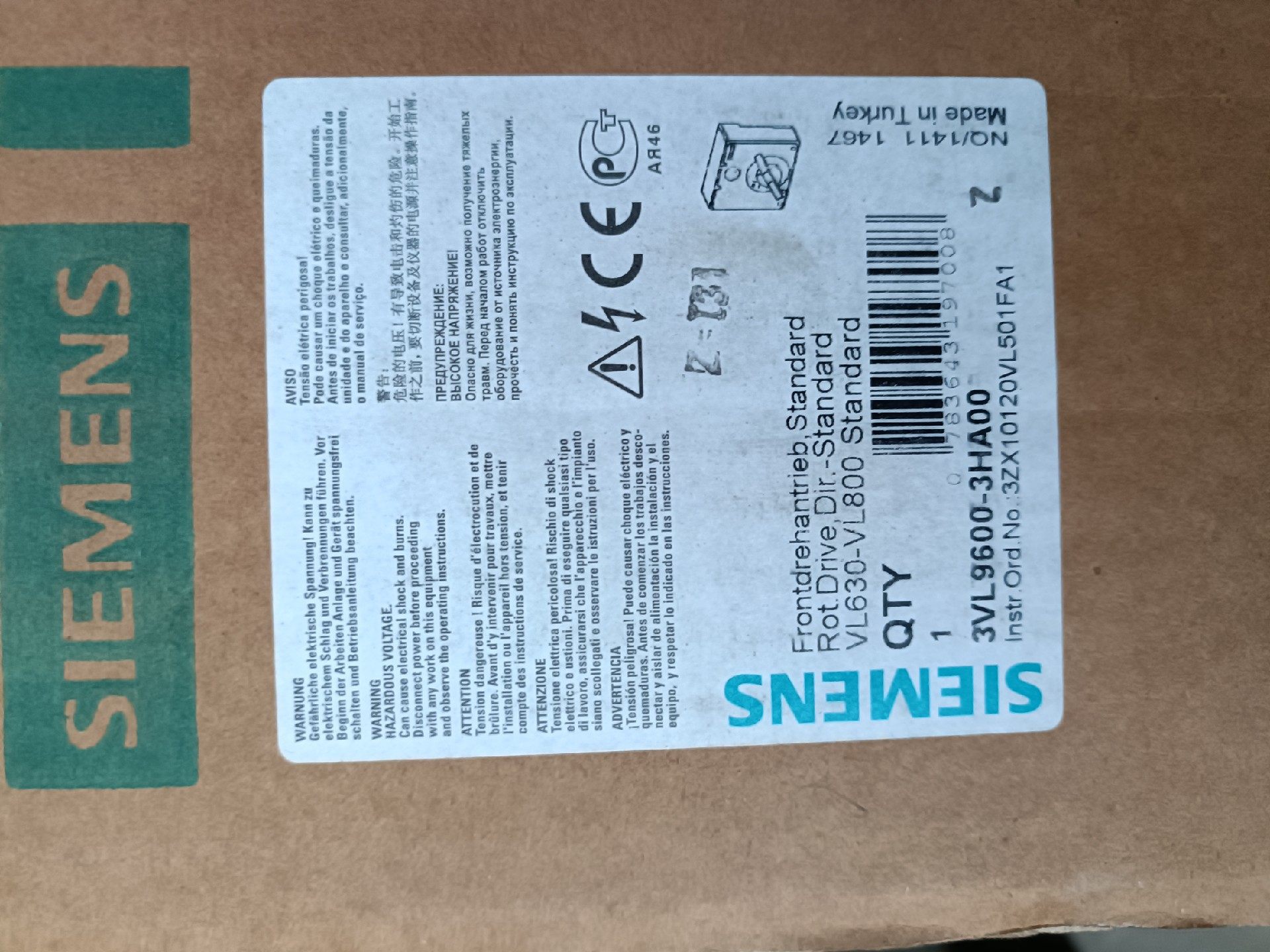 3VL9600-3HA00原装正品