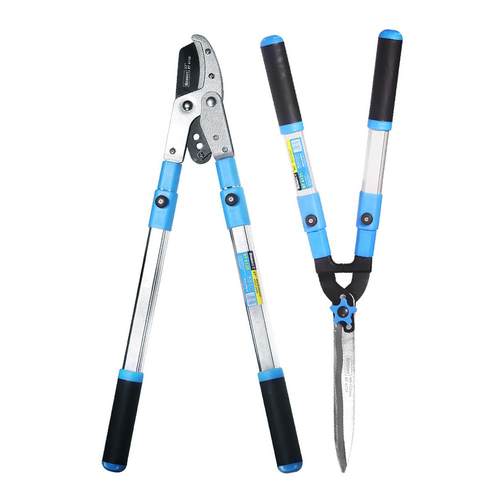 KBF百锐果树修枝剪力园林省绿化高枝草坪园艺伸合缩剪子树剪果铝