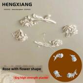 石膏雕刻玫瑰牡丹花形状天花板拼花灯板形花角线灯角花