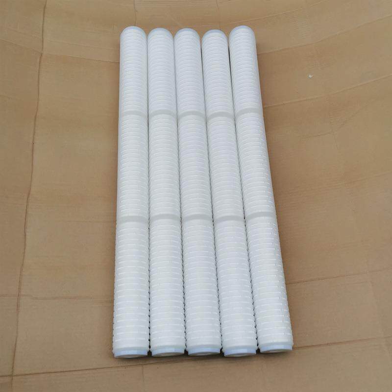 pp棉和pp折叠滤芯的区别聚丙烯微孔折叠滤芯过滤器1500L净水滤芯
