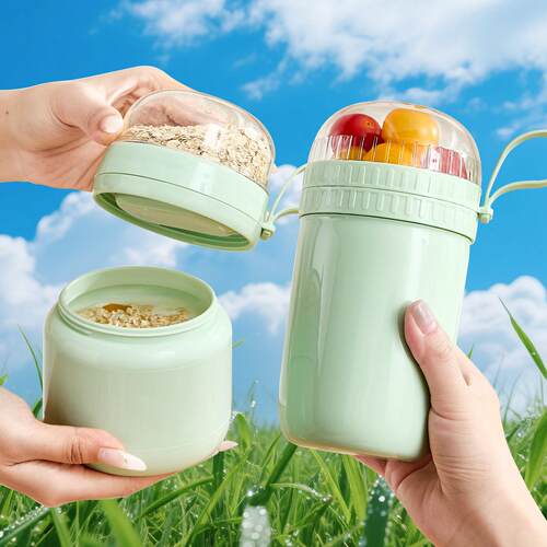 Portable Yogurt Cup, Refrigerator, Overnight Oats Cup, Smoot