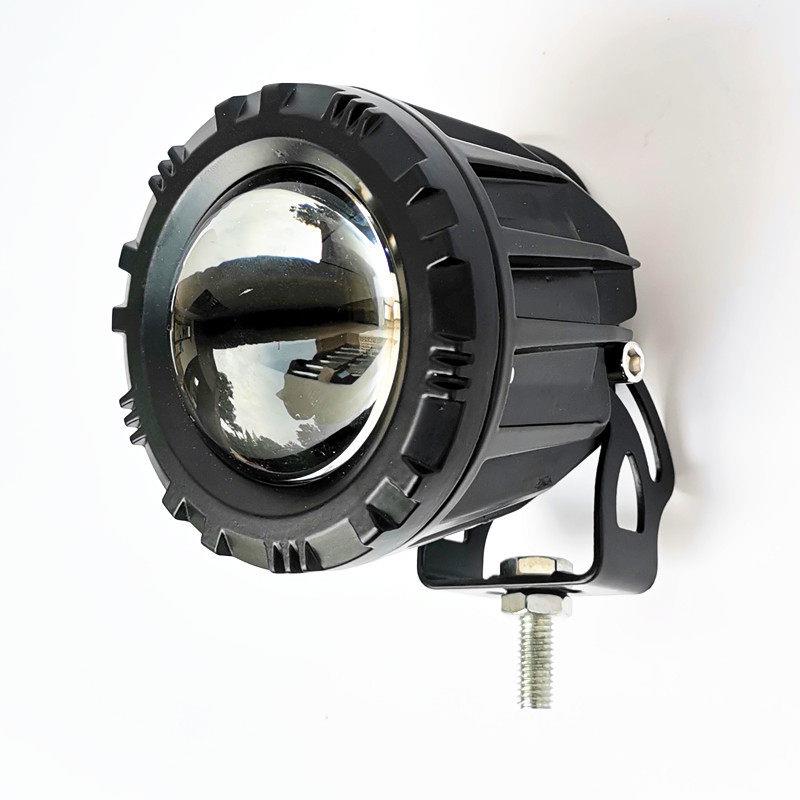 越野车顶射灯探照灯汽车led透镜灯激光小钢砲远光12V24V聚光远射