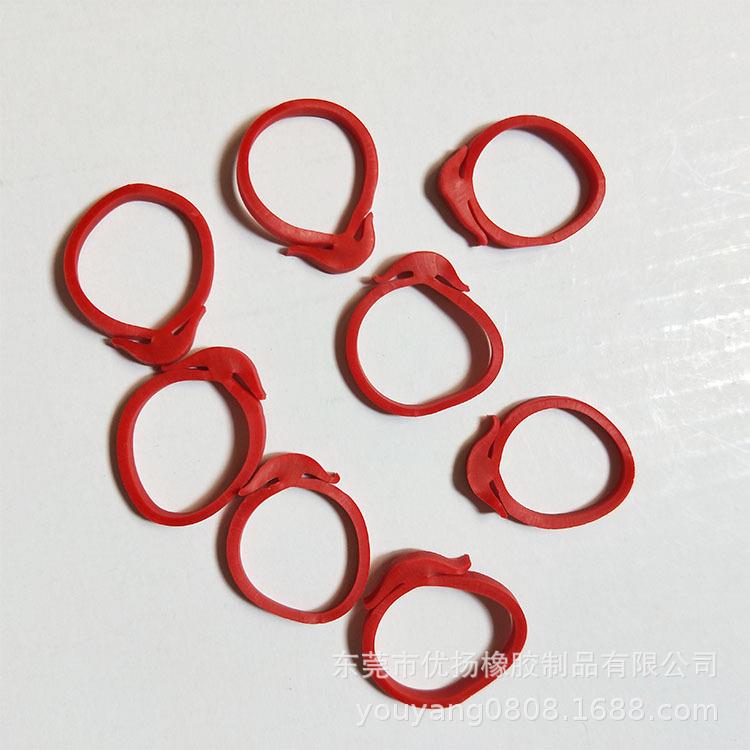 供各种ABX寸蘑菇头橡单皮应筋大头双钩形皮筋异型弹尺性大头设计