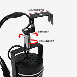 led55W新款珠宝射灯加亮展览展示灯挂钩式门市店铺中性智能轨道灯
