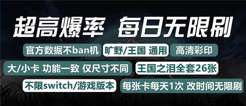 Устройство для онлайн-игр 塞尔达传说2王国之泪旷野之息amiibo卡全套通用nfc联动卡link荒野