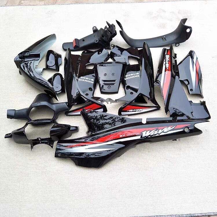 适用弯梁机车威武100-41A/-41E外壳全车套件 灯箱挡风板塑料件