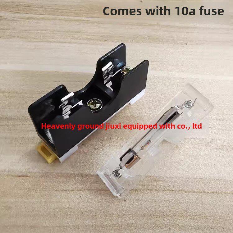 Fs-10保险丝座6X30玻璃保险丝管座220V指示灯Fs101卡轨式保险丝座
