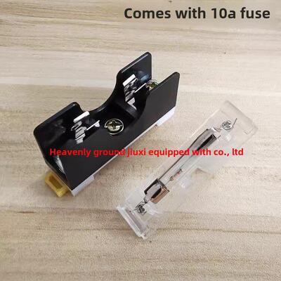 Fs-10保险丝座6X30玻璃保险丝管座220V指示灯Fs101卡轨式保险丝座