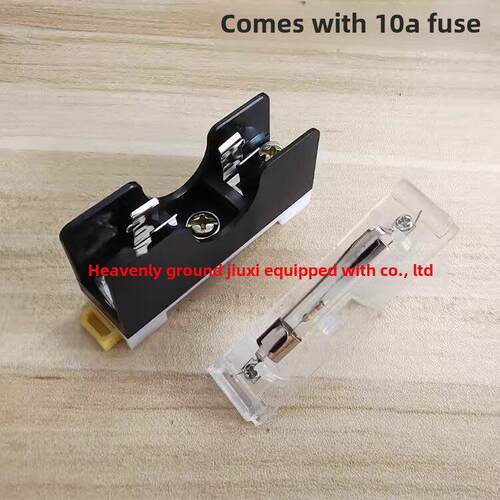 Fs-10保险丝座6X30玻璃保险丝管座220V指示灯Fs101卡轨式保险丝座