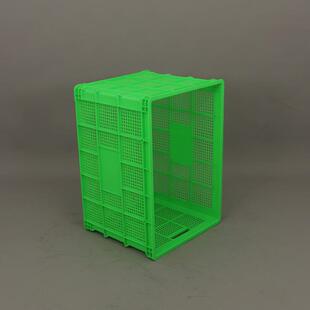 如顺RS755纳大号塑周转筐收LIU塑料筐绿色塑料料框