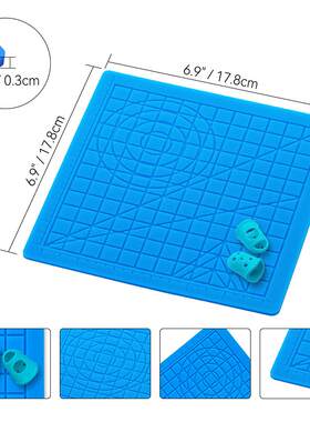 跨境热销3D打印笔垫 方形硅胶临摹版垫设计垫DIY创意绘图画画模板