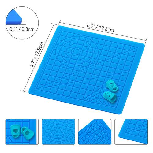 跨境硅胶3d打印笔垫 大号儿童打印绘画临摹垫板涂鸦立体硅胶画板