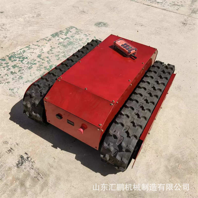 小型电动遥控行走履带底盘总成全地形履带底盘电动遥控履带机器人