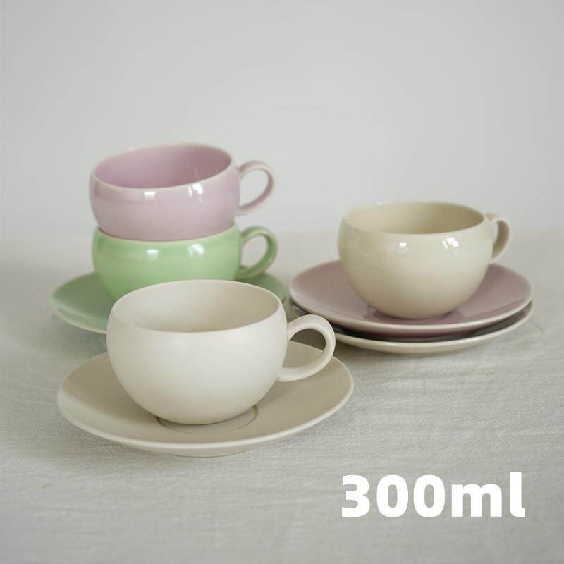 300ML蛋蛋杯套装◢叶子手作本来不该有咖啡杯女士个人精致拉花杯