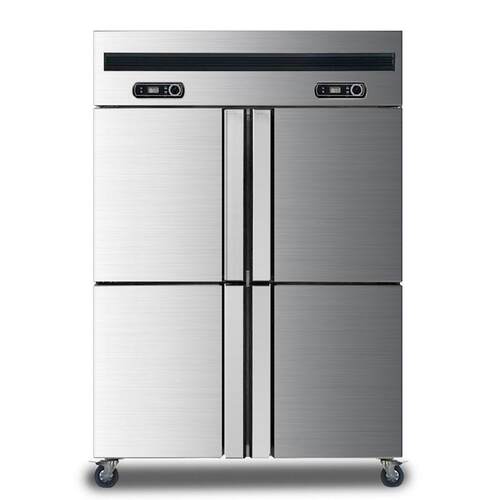 四门冰箱商用立式冷藏冷冻冰柜厨房六门不锈钢大容量双温保鲜冰柜