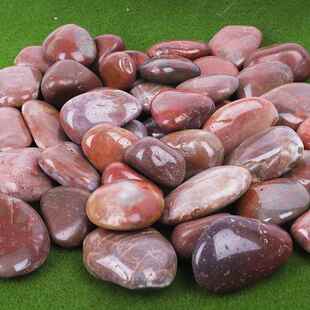 红抛色821景光鹅卵石家厂园林造景雨花石庭院观鱼缸装饰小石头