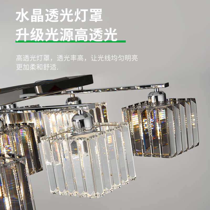 大观园客厅吸顶灯高级轻奢水晶灯具现代简约卧室家用客厅大灯主灯