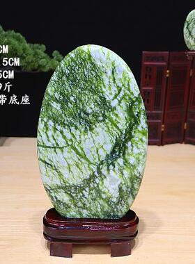 正品精品石玉树 岫玉 原石 自然石 天然石纹理头，玉石摆件天然纹