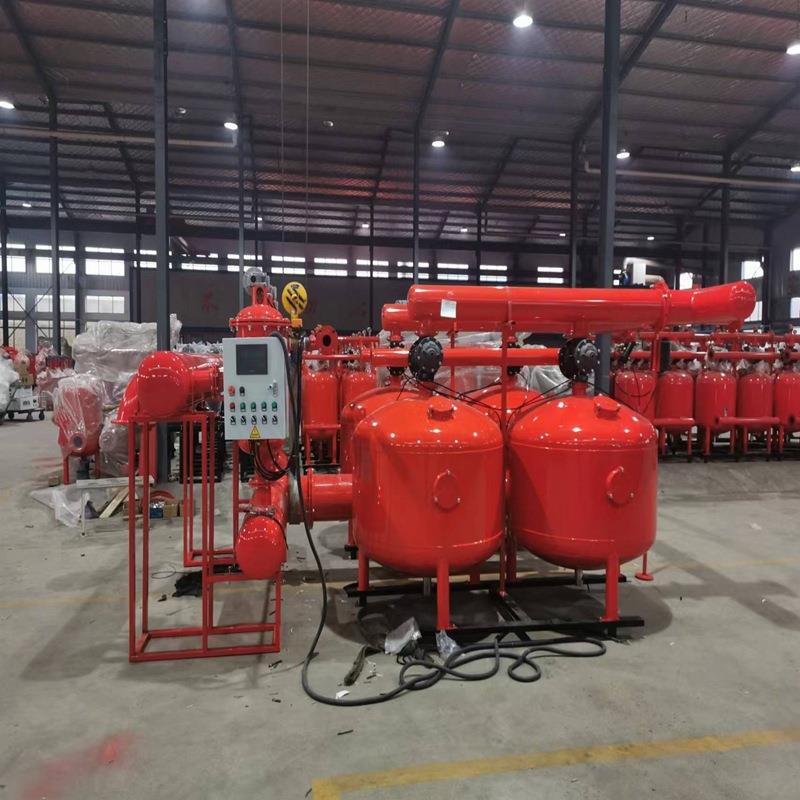 农用全自动反冲洗过滤器 灌溉水处理离心农用灌溉砂石过滤器