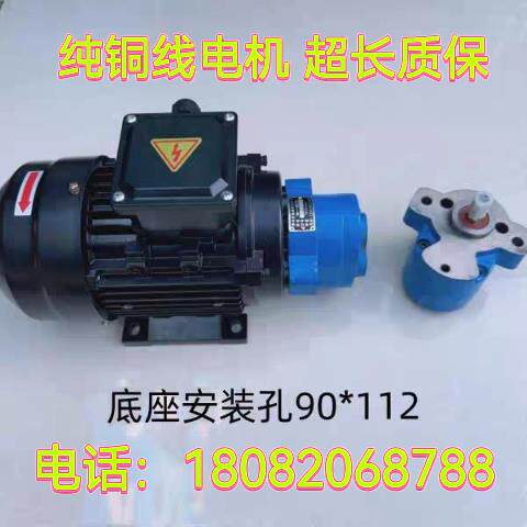 CB-B4/B6/CB-B10R锯床齿轮油泵电机组CBW-B2.5JZ 0.37/0.55KW润滑
