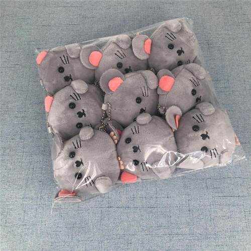 9PCS Mouse Doll , Stuffed Plush Animal Mouse Gift , Keys Pen