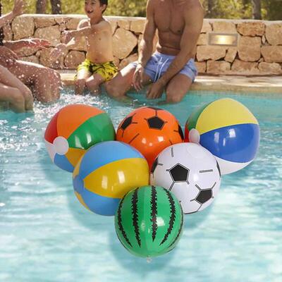 6 Styles Kids Inflatable Water Games Beach Ball Swimming Poo