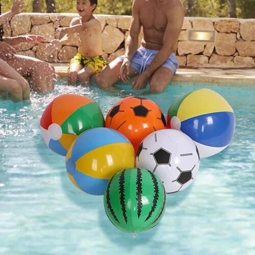 6 Styles Kids Inflatable Water Games Beach Ball Swimming Poo