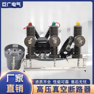 巨广10kV看门狗柱上开关ZW32-12F/630A1250A户外高压真空断路器