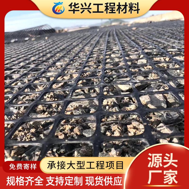 路基加固塑料土工格栅塑料土工格栅园林防护网双向塑料土工格栅