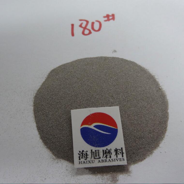 散热片喷砂用磨料——棕刚玉80#铜材质工件喷砂一级棕刚玉F180目