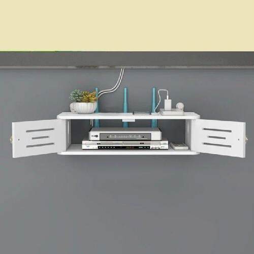 Wifi Router Storage Box Cable Holder Wall Mounted Support